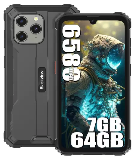 Smartphone BLACKVIEW Bl8800 5G NFC (6.58'' - 8 GB - 128 GB - Negro)