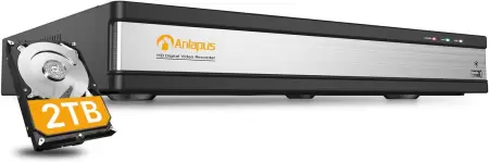 Videograbador de Vigilancia DVR 16 canales con 2TB HDD Anlapus