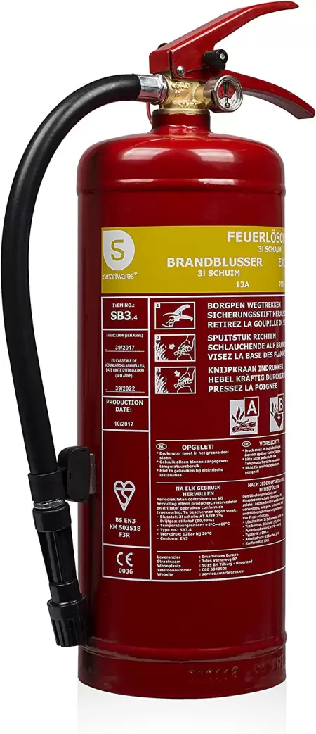 Extintor de espuma AFFF de 3L FEX-15230 Smarwares